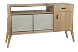 Tuntum, Arruma, oak and wool shutters,  multi functional sideboard.
