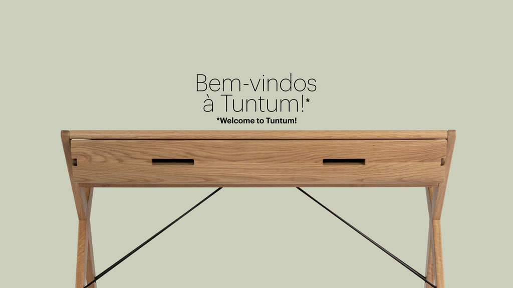 Tuntum, Helena oak handmade multi functional table desk