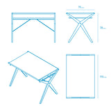 Tuntum, Helena oak handmade multi functional table desk dimensions