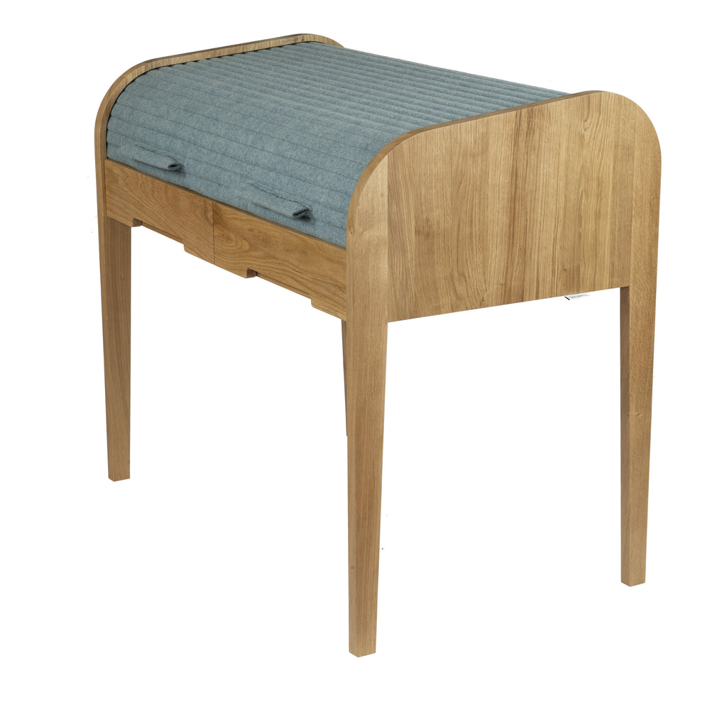 Tuntum, Scriba oak and wool shutter,  multi functional working desk.